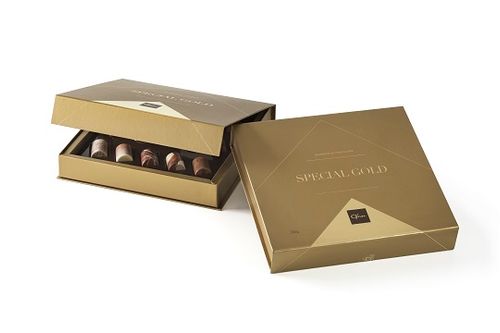 CAIXA BOMBOM SPECIAL GOLD 230G