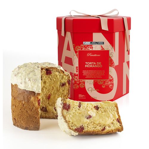 PANETTONE TORTA DE MORANGO 1KG